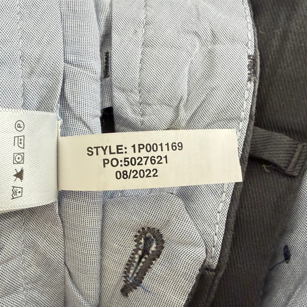 Vineyard Vines Mens On-The-Go Performance Pants Dark Gray Stretch Tech Sz 38x32 - Picture 6 of 8